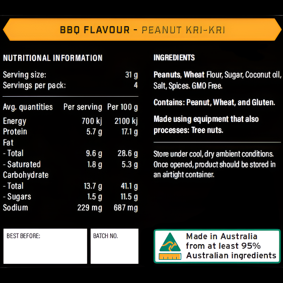 Peanut Kri Kri - BBQ