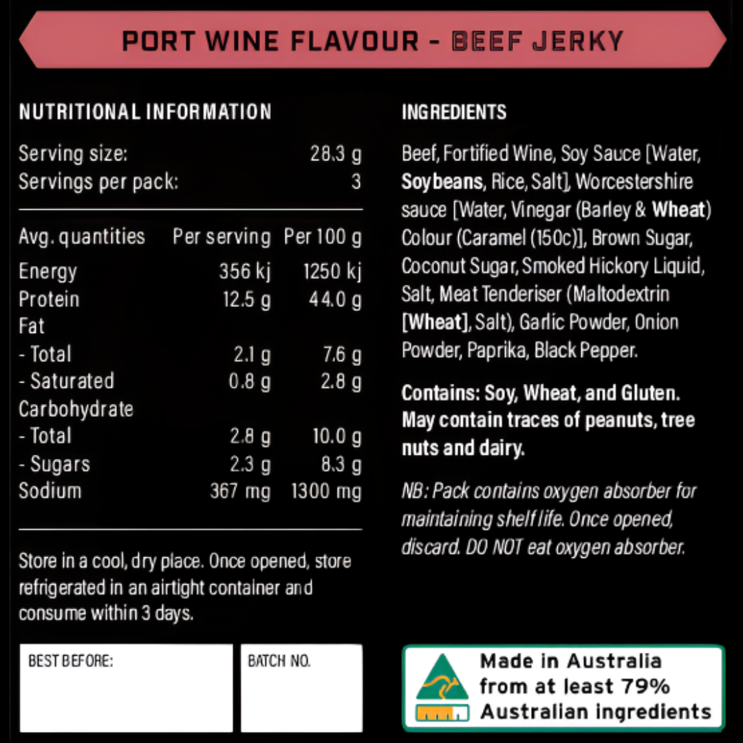 Beef Jerky - Port Wine