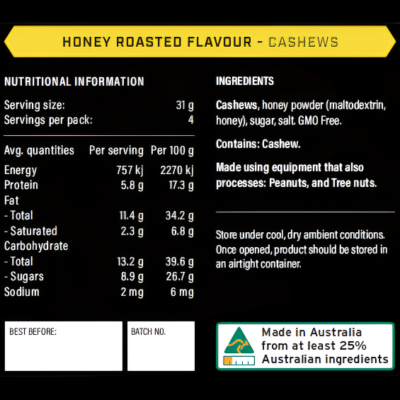Cashews - Honey Roasted