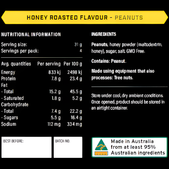 Peanuts - Honey Roasted