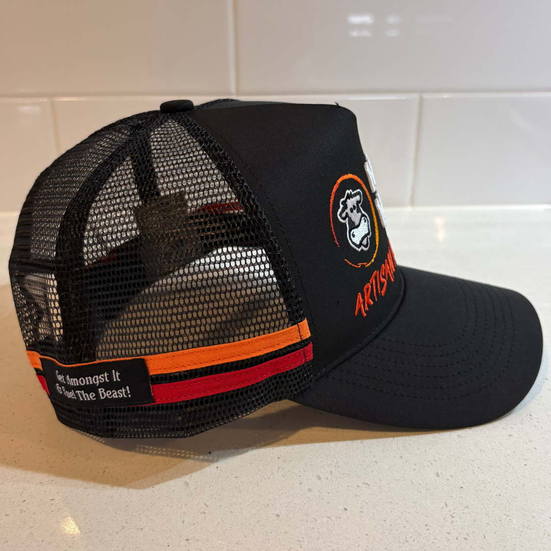 Black Trucker Cap