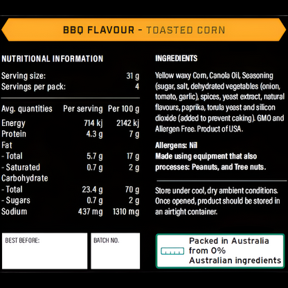 Toasted Corn - BBQ