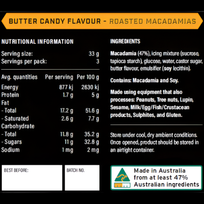 Macadamias - Candy Cream