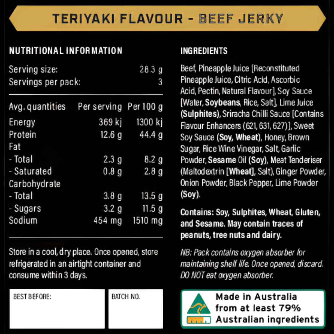 Beef Jerky - Teriyaki