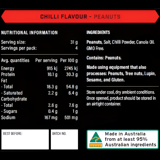 Peanuts - Chilli & Sea Salt