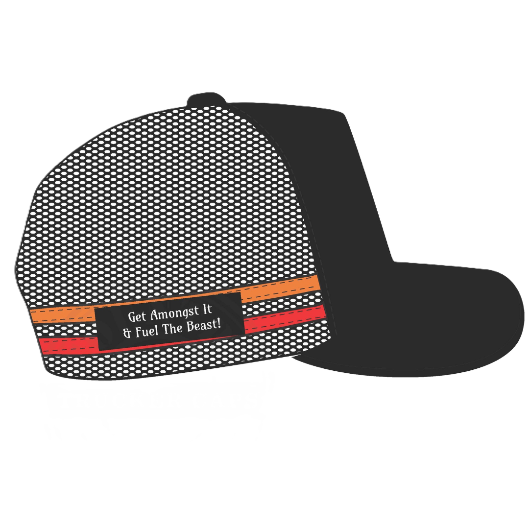 Black Trucker Cap