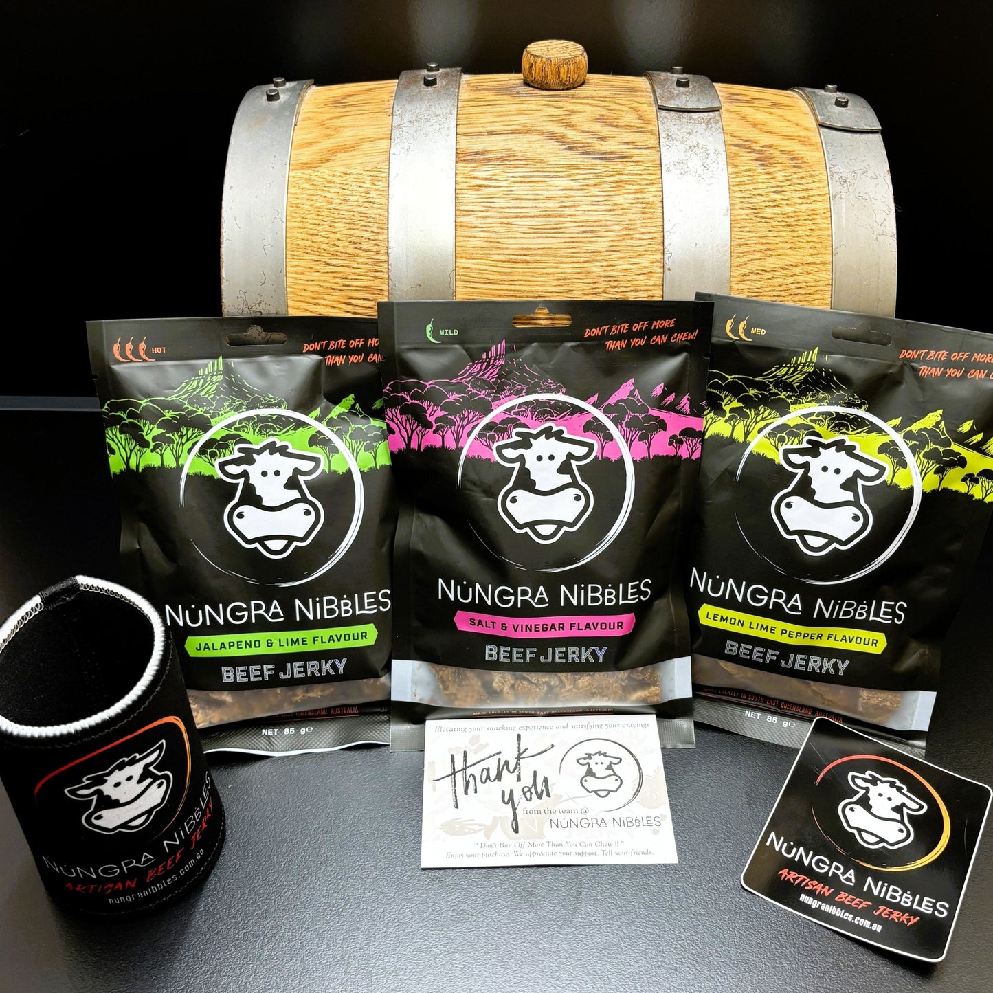 Beef Jerky - ACIDULOUS 3 Bag Gift Box