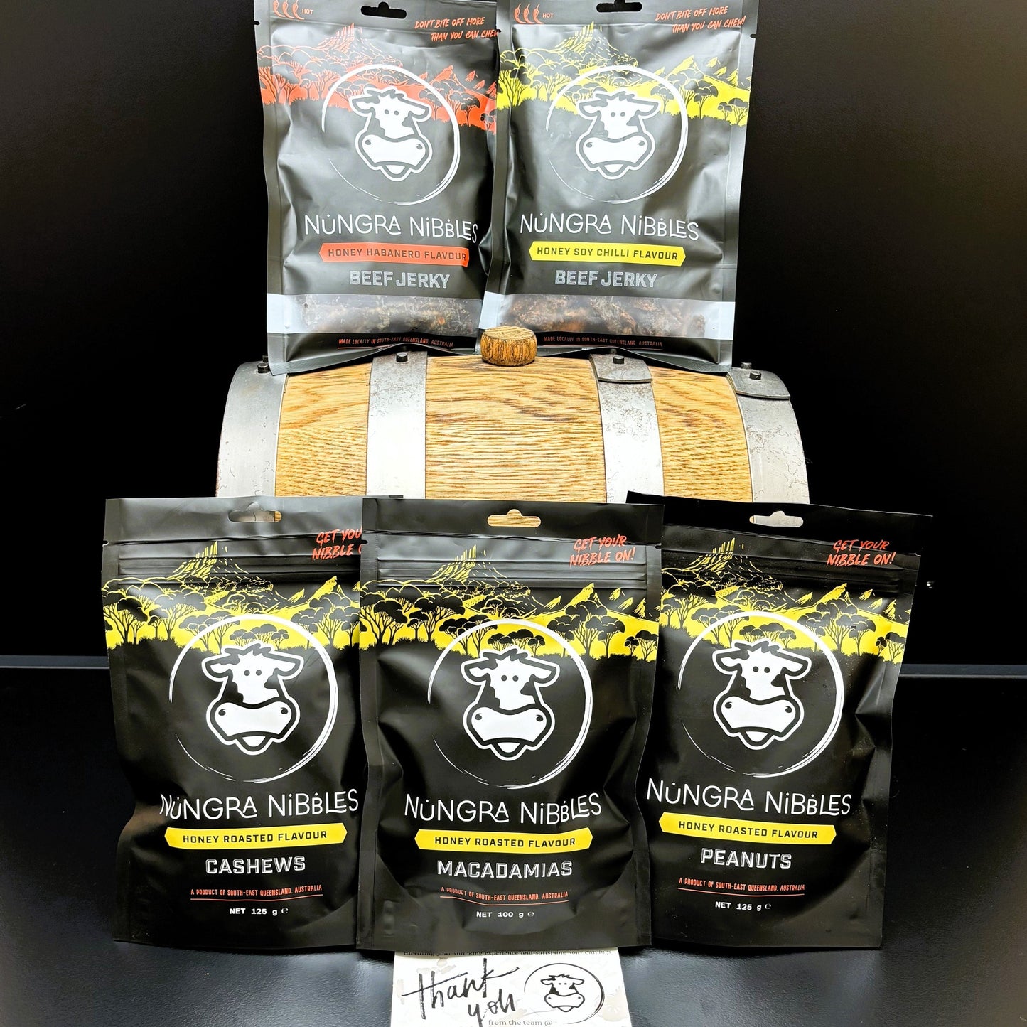 Beef Jerky & Snack - Honey 5 Pack