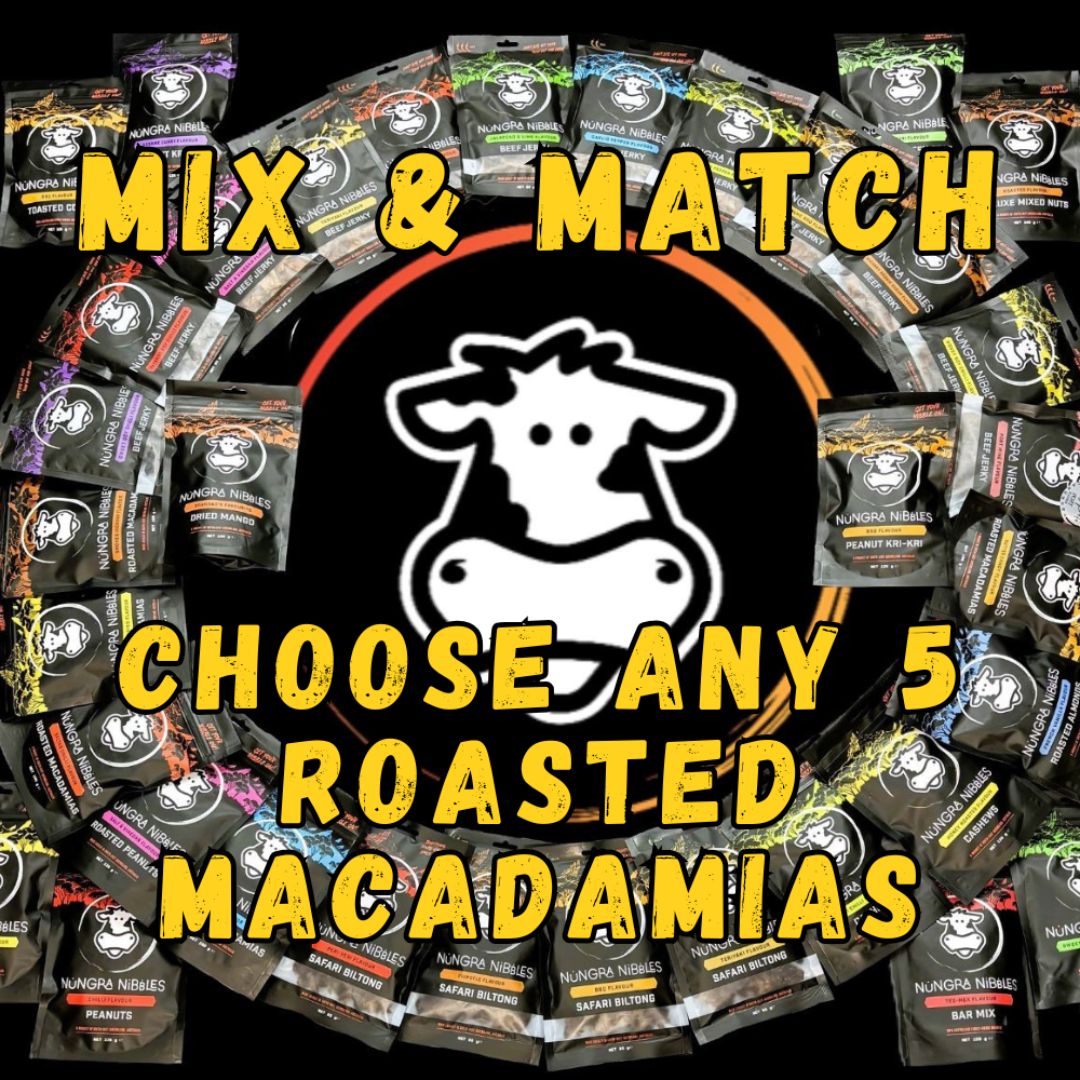Mix & Match - Roasted Macadamias 5-Pack Bundle