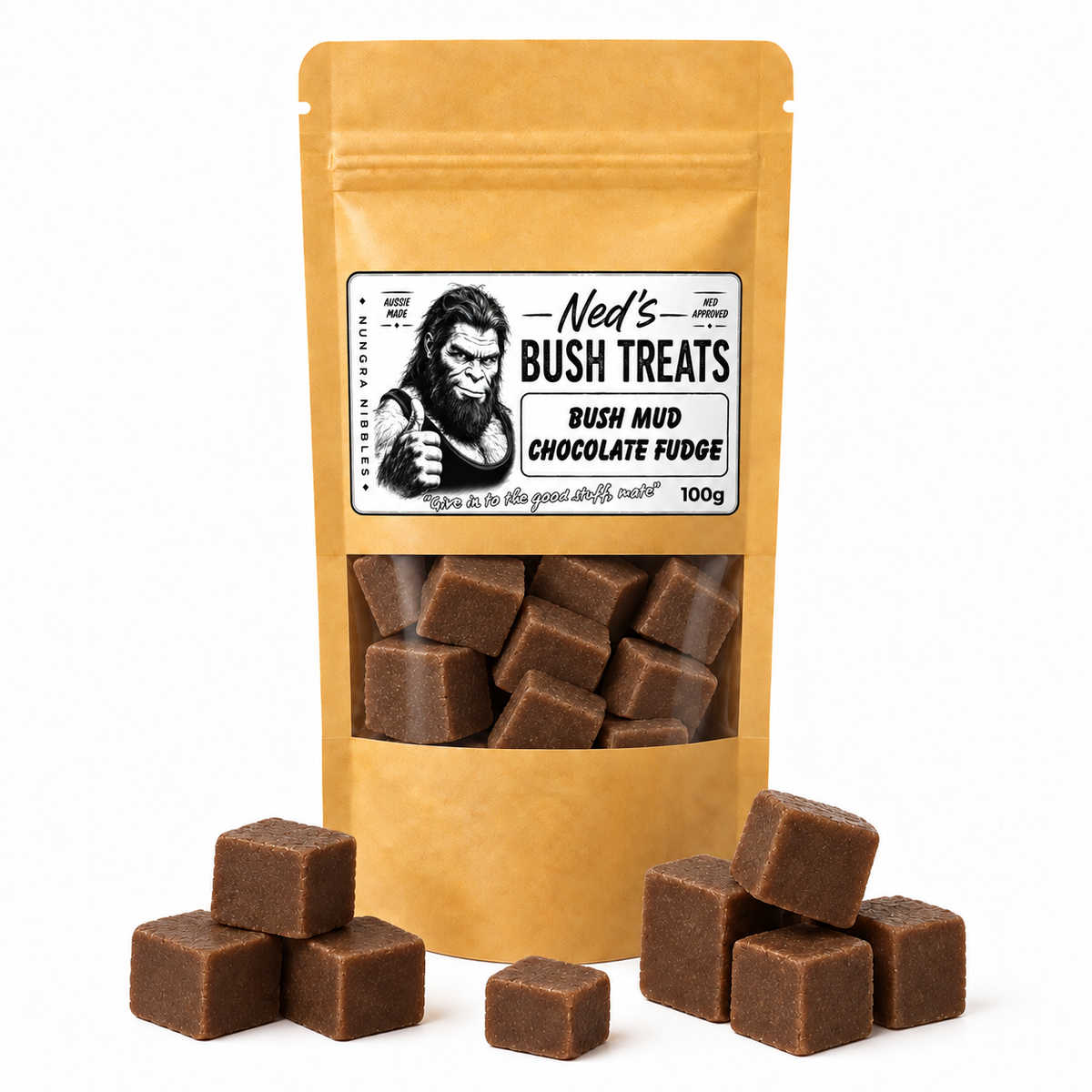 Ned's Treats - Bush Mud Chocolate Fudge