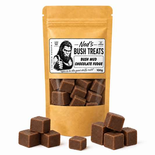 Ned's Treats - Bush Mud Chocolate Fudge