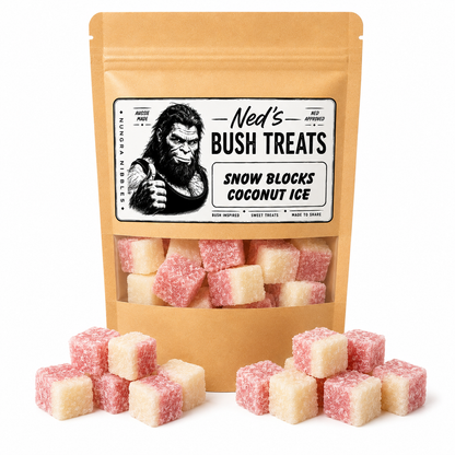Ned's Treats - Snow Blocks Coconut Ice