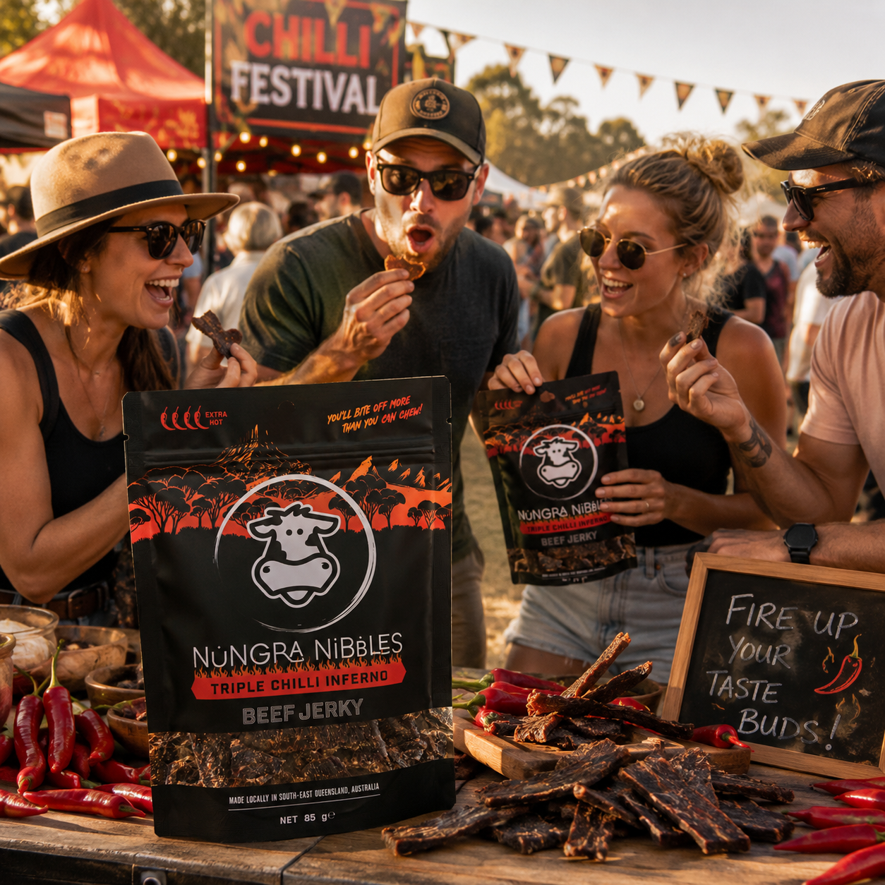Beef Jerky - Triple Chilli Inferno