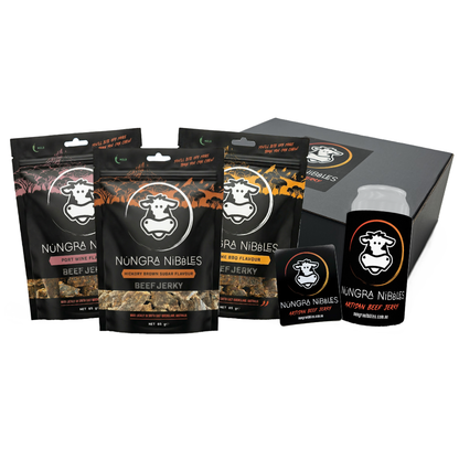 Beef Jerky - UNIQUE 3 Bag Gift Box