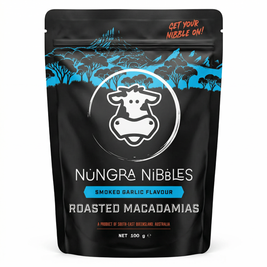 Macadamias - Smoked Garlic