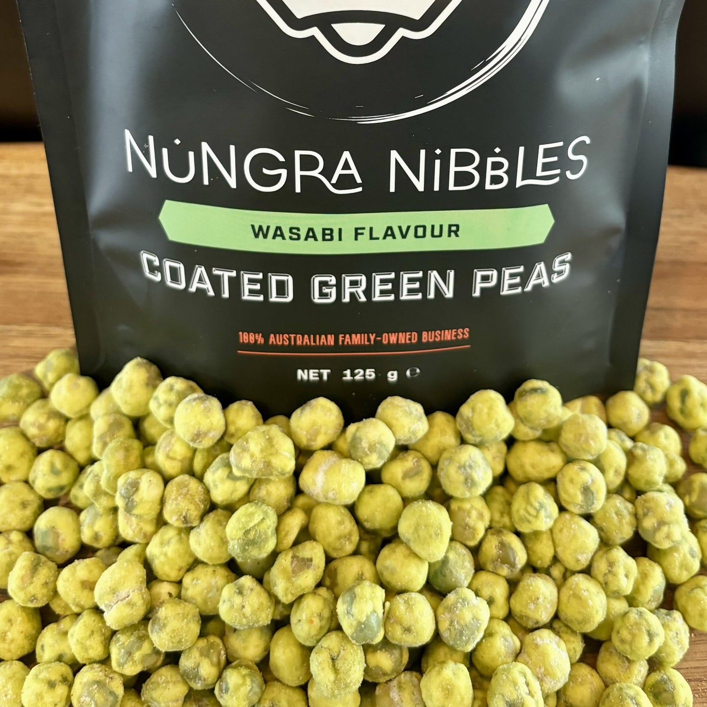 Green Peas - Wasabi Coated